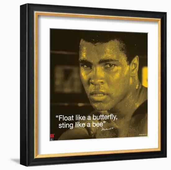 Muhammad Ali: Float Like a Butterfly-null-Framed Art Print