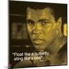 Muhammad Ali: Float Like a Butterfly-null-Mounted Art Print