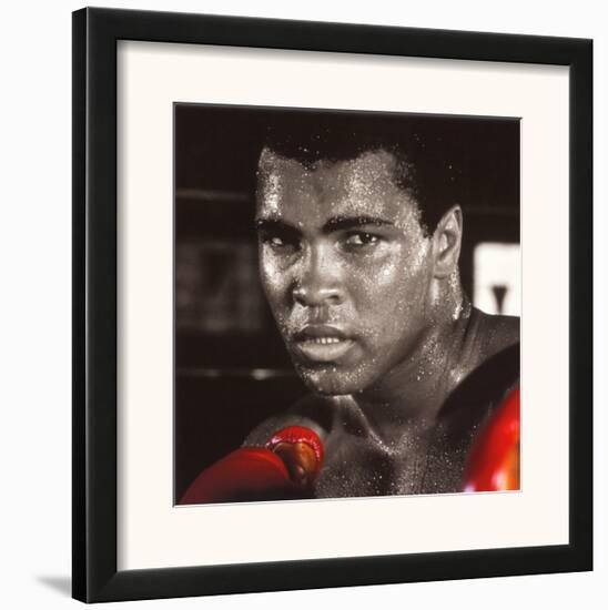 Muhammad Ali: Gloves-null-Framed Art Print