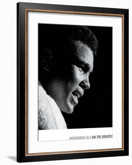 Muhammad Ali, I Am the Greatest-null-Framed Art Print