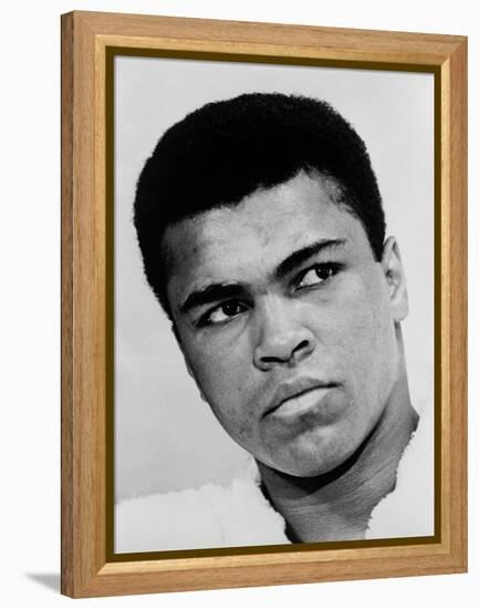 Muhammad Ali in 1967, the Year He Refused Induction into the U.S. Military-null-Framed Stretched Canvas