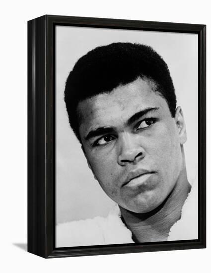 Muhammad Ali in 1967, the Year He Refused Induction into the U.S. Military-null-Framed Stretched Canvas