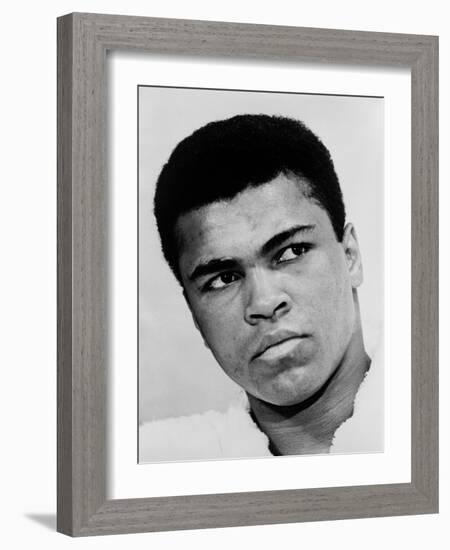 Muhammad Ali in 1967, the Year He Refused Induction into the U.S. Military-null-Framed Photo