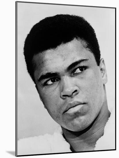 Muhammad Ali in 1967, the Year He Refused Induction into the U.S. Military-null-Mounted Photo