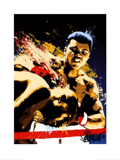 Muhammad Ali Sting Like A Bee Art Print Joe Petruccio Art Com