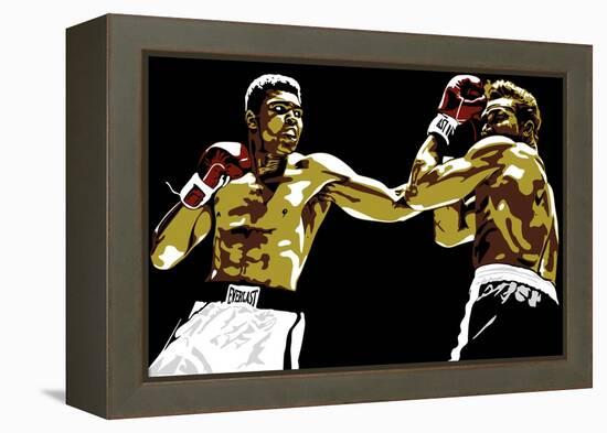 Muhammad Ali - Sting Like a Bee-Emily Gray-Framed Premier Image Canvas