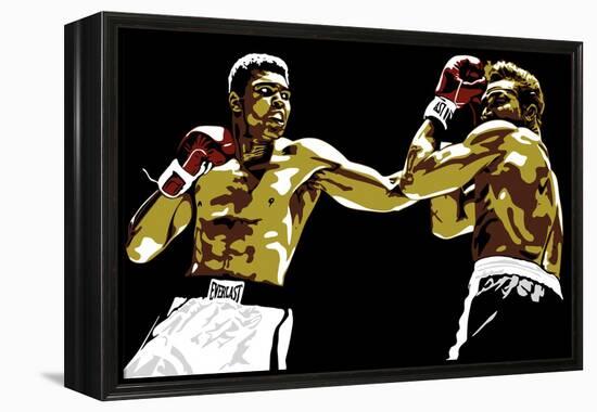 Muhammad Ali - Sting Like a Bee-Emily Gray-Framed Premier Image Canvas