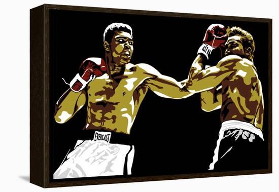 Muhammad Ali - Sting Like a Bee-Emily Gray-Framed Premier Image Canvas