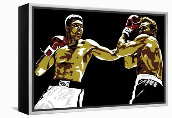 Muhammad Ali - Sting Like a Bee-Emily Gray-Framed Premier Image Canvas