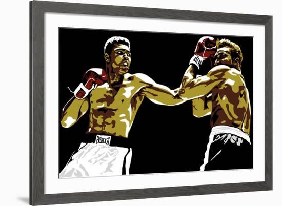 Muhammad Ali - Sting Like a Bee-Emily Gray-Framed Giclee Print