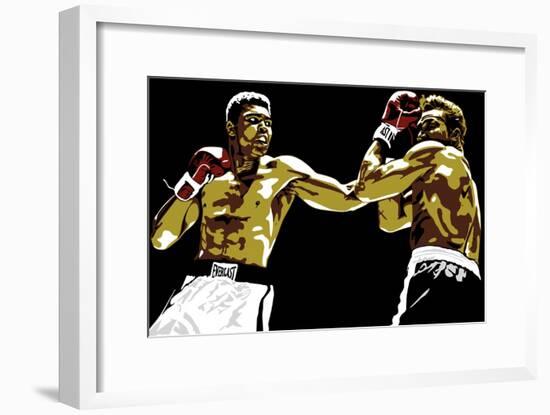 Muhammad Ali - Sting Like a Bee-Emily Gray-Framed Giclee Print