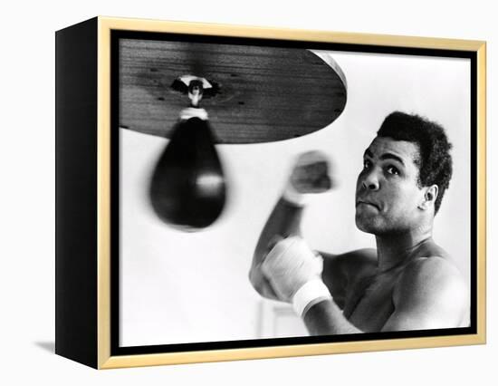 Muhammad Ali, The Greatest-Science Source-Framed Premier Image Canvas