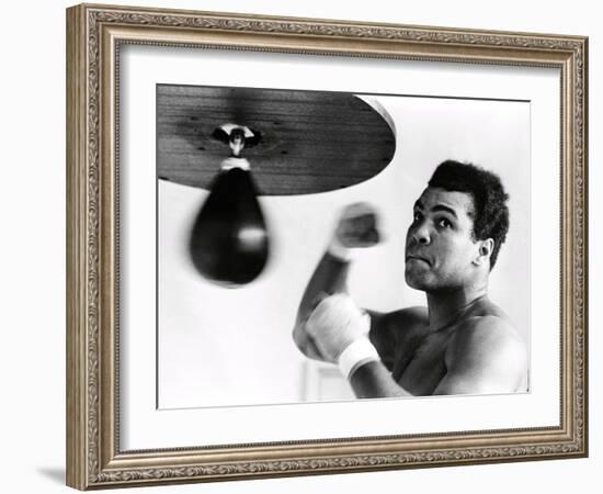 Muhammad Ali, The Greatest-Science Source-Framed Giclee Print