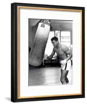 Muhammad Ali Training at the 5th Street Gym, Miami Beach, 27 September 1965-null-Framed Photographic Print