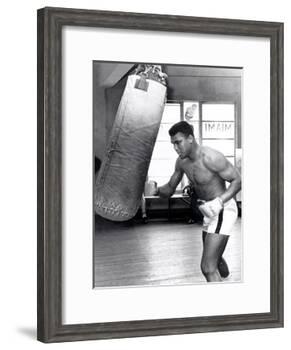 Muhammad Ali Training at the 5th Street Gym, Miami Beach, 27 September 1965-null-Framed Photographic Print