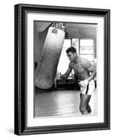 Muhammad Ali Training at the 5th Street Gym, Miami Beach, 27 September 1965-null-Framed Photographic Print
