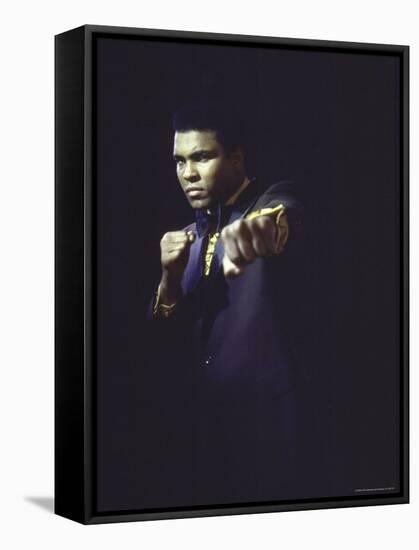Muhammad Ali-John Shearer-Framed Premier Image Canvas