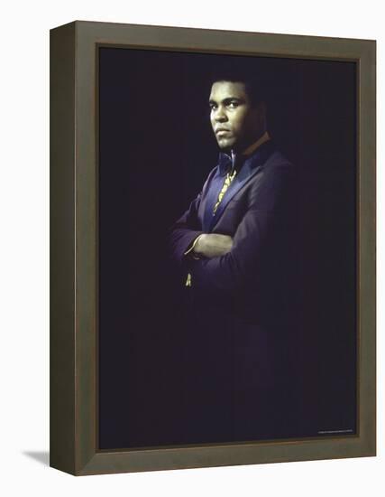 Muhammad Ali-John Shearer-Framed Premier Image Canvas