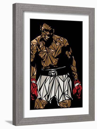 Muhammad Ali-Cristian Mielu-Framed Premium Giclee Print