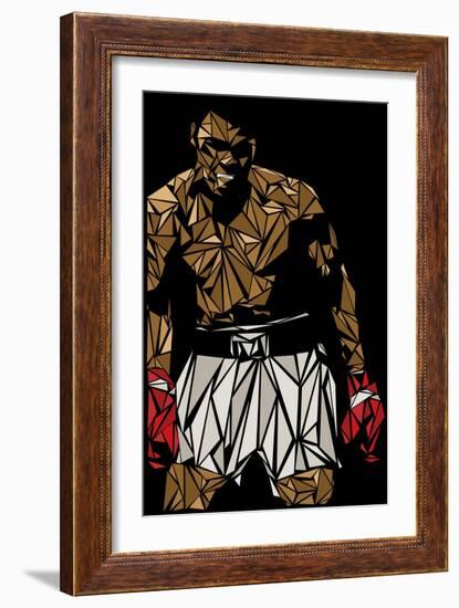 Muhammad Ali-Cristian Mielu-Framed Premium Giclee Print