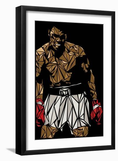 Muhammad Ali-Cristian Mielu-Framed Premium Giclee Print