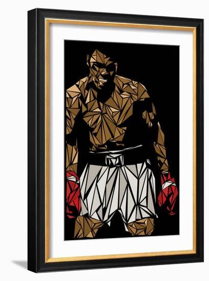 Muhammad Ali-Cristian Mielu-Framed Art Print