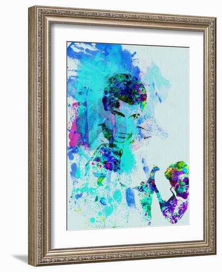 Muhammad Ali-Nelly Glenn-Framed Art Print