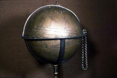 Persian Brass Celestial Globe Brass, engraved and inlaid with silver, 1430-1431-Muhammad ibn Jafar ibn Umar-Framed Premier Image Canvas