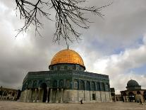 Golden Dome of the Rock Mosque inside Al Aqsa Mosque, Jerusalem, Israel-Muhammed Muheisen-Framed Photographic Print