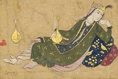 A Lady Reclining, C.1680-Muin Musavvir-Giclee Print