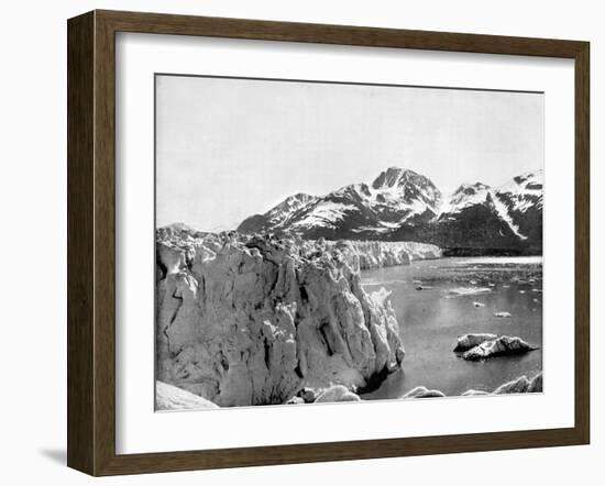 Muir Glacier, Alaska, USA, 1893-John L Stoddard-Framed Giclee Print