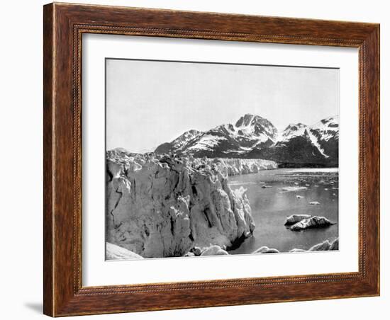 Muir Glacier, Alaska, USA, 1893-John L Stoddard-Framed Giclee Print