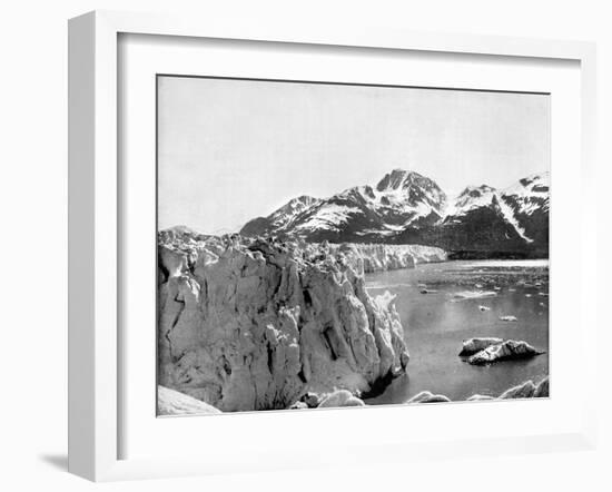 Muir Glacier, Alaska, USA, 1893-John L Stoddard-Framed Giclee Print