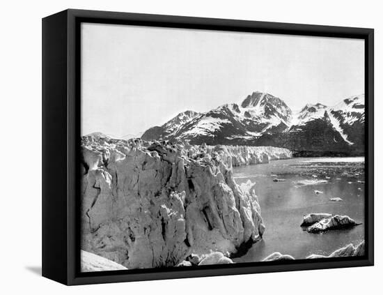 Muir Glacier, Alaska, USA, 1893-John L Stoddard-Framed Premier Image Canvas