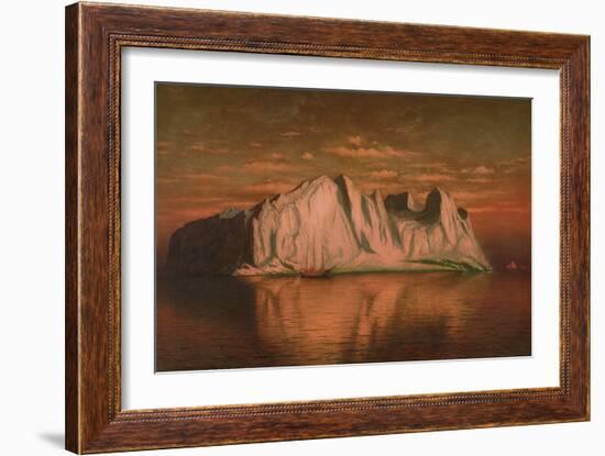 Muir Glacier, C.1872 (Oil on Canvas)-William Bradford-Framed Giclee Print