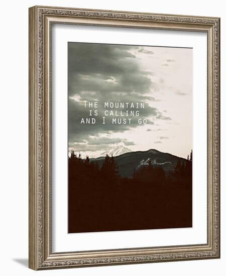 Muir Mountain-Leah Flores-Framed Giclee Print