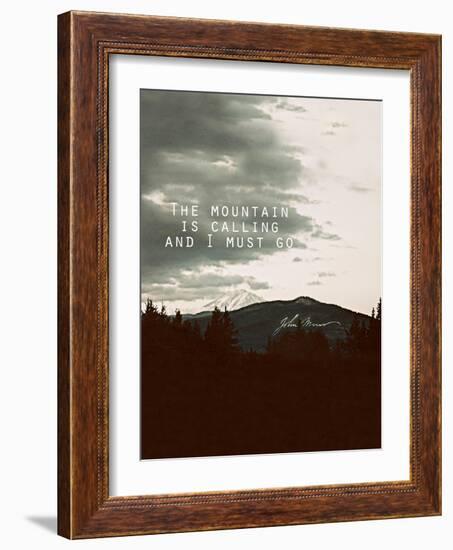 Muir Mountain-Leah Flores-Framed Giclee Print