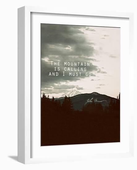 Muir Mountain-Leah Flores-Framed Giclee Print