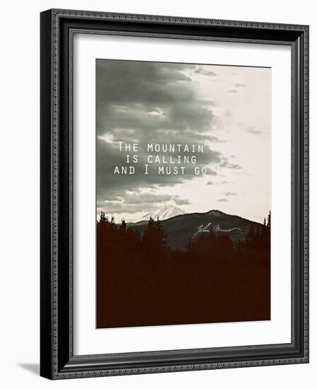 Muir Mountain-Leah Flores-Framed Giclee Print