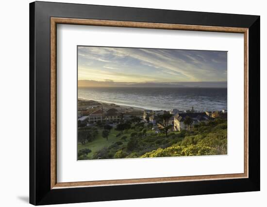 Muizenberg Beach, Cape Town, Western Cape, South Africa, Africa-Ian Trower-Framed Photographic Print