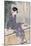 Mujer Sentada En Una Veranda, Ca. 1798-Kitagawa Utamaro-Mounted Giclee Print