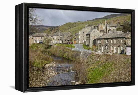 Muker, Upper Swaledale, North Yorkshire, Yorkshire, England, United Kingdom, Europe-Mark Mawson-Framed Premier Image Canvas