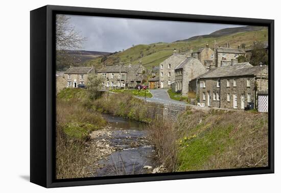 Muker, Upper Swaledale, North Yorkshire, Yorkshire, England, United Kingdom, Europe-Mark Mawson-Framed Premier Image Canvas