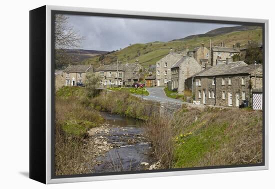 Muker, Upper Swaledale, North Yorkshire, Yorkshire, England, United Kingdom, Europe-Mark Mawson-Framed Premier Image Canvas