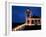 Mukilteo Lighthouse with Holiday Lights, Mukilteo, Washington, USA-Jamie & Judy Wild-Framed Photographic Print