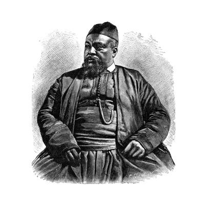 Mulai Tayeb The Sheriff Of Wezzan North Africa 1895 Giclee Print By Henri Thiriat Art Com