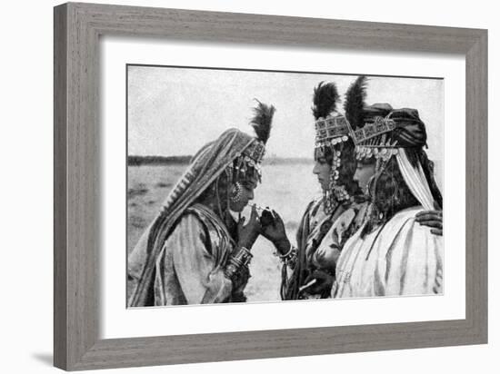 Mulatto Girls of the Ouled Nails, Algeria, 1922-A Bougaut-Framed Giclee Print