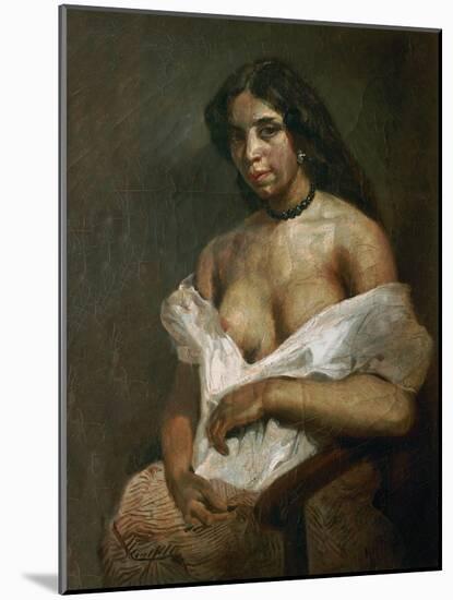 Mulatto Woman-Eugene Delacroix-Mounted Giclee Print