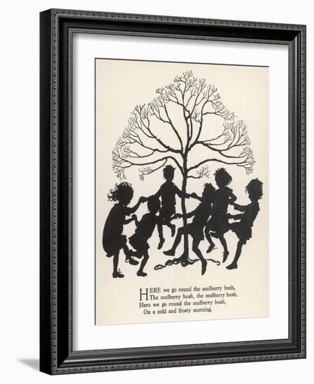 Mulberry Bush Rhyme-Arthur Rackham-Framed Art Print