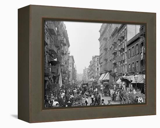 Mulberry St., New York, N.Y.-null-Framed Stretched Canvas